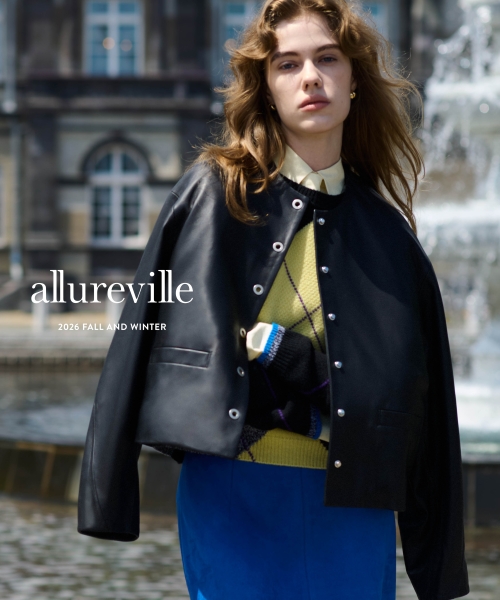 2026 FALL AND WINTER 新作入荷【allureville】 "To be Elegant"をテーマに、愛と芸術から着想を得た、新しいフレンチスタイルを提案します。 