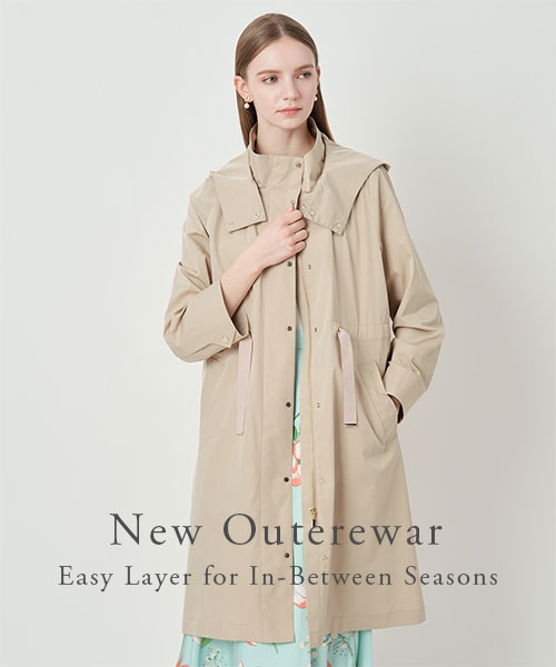 【NEW IN】 凛とした美しさを宿す春アウター