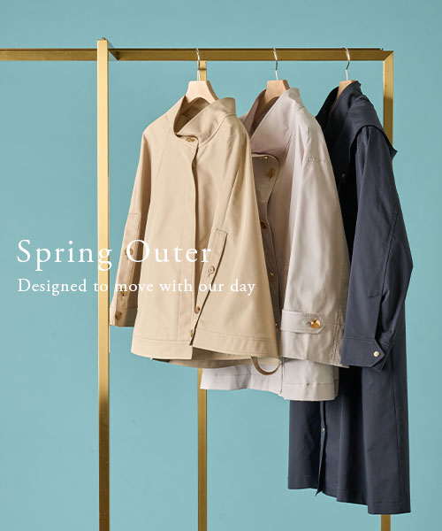 【NEW IN】春を纏う、上質スプリングアウター