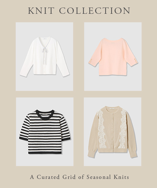 【KNIT COLLECTION】今季おすすめニットをご紹介。