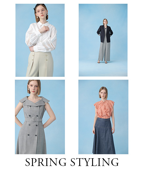 【SPRING STYLING】軽やかに纏う、春のスタイル提案