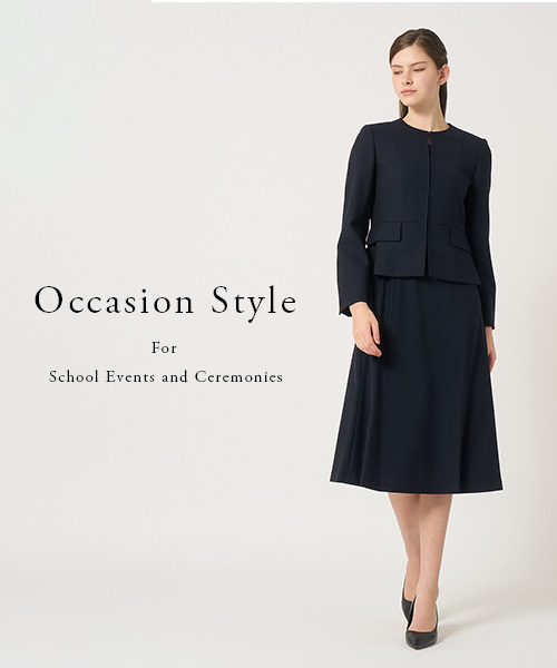 【Ceremony Style】お受験から学校行事まで。端正で美しいオケージョンウェア