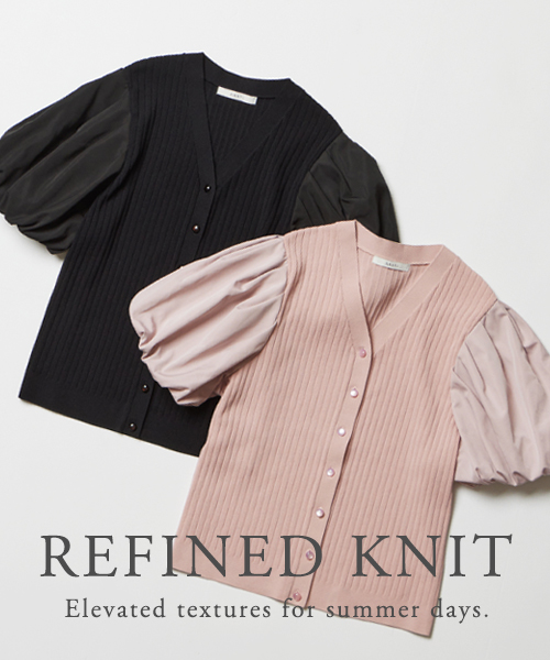 【REFINED KNIT】季節の変わり目に頼れる、今着たいニット