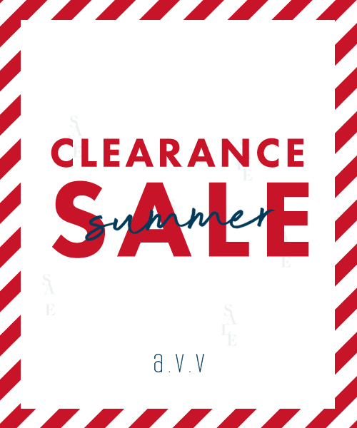 【a.v.v】CLEARANCE SALE 開催中！