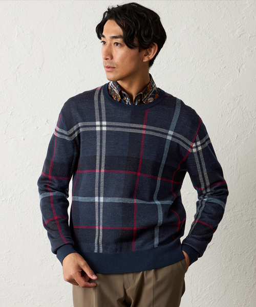 【KNIT COLLECTION】特別なシーンにふさわしく、レイヤードスタイルにもぴったりなニット