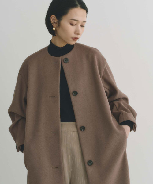 WINTER COAT STYLE | 洗えるコクーンコート