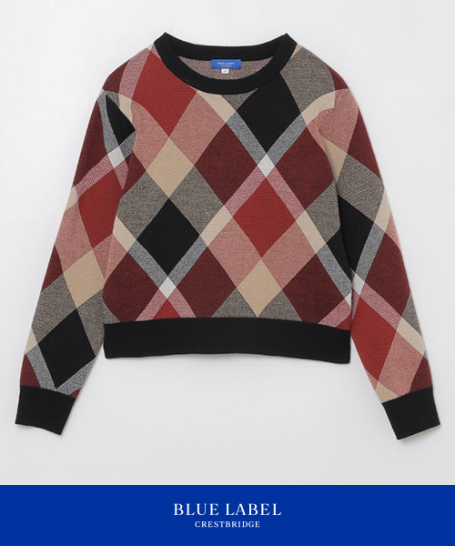 【即完売品】美品 希少 ブラックレーベル ブルゾン デカロゴ ネイビー L BLUE LABEL / BLACK LABEL CRESTBRIDGE / ブルーレーベル