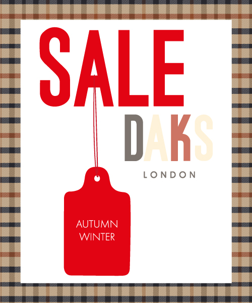 【DAKS】WINTER SALE 開催中！