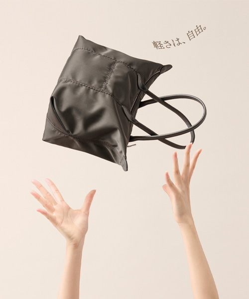 【NEW ARRIVAL SEGNO】ナイロンとレザーコンビの新型トートバッグ