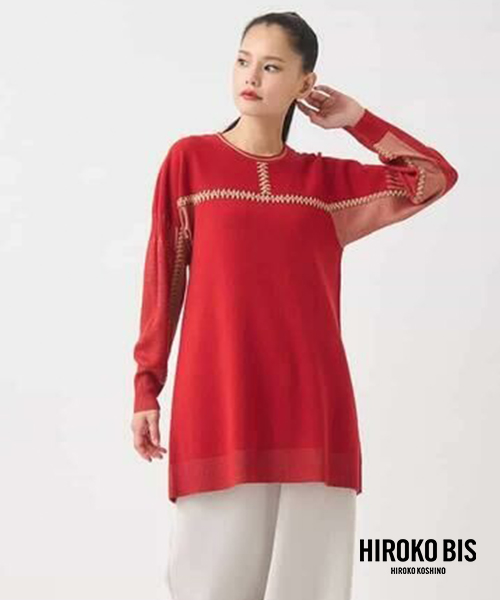 【HIROKO BIS】装いに華を添えて、冬の主役の赤