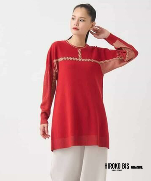 【HIROKO BIS GRANDE】装いに華を添えて、冬の主役の赤