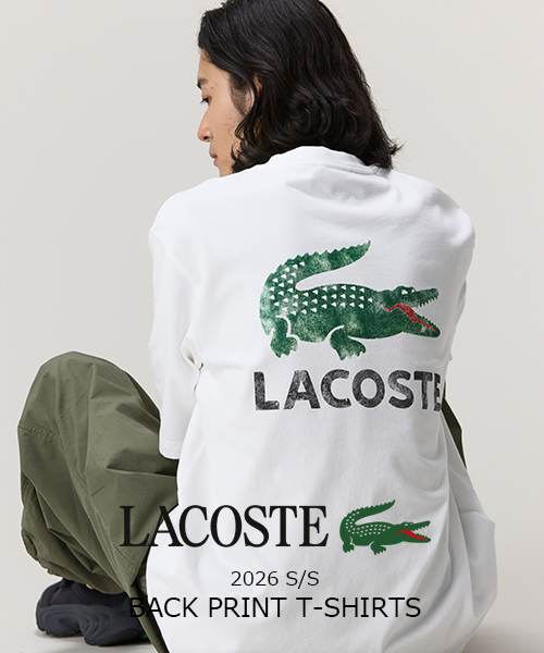 後ろ姿で魅せる。BACK PRINT T-SHIRTS