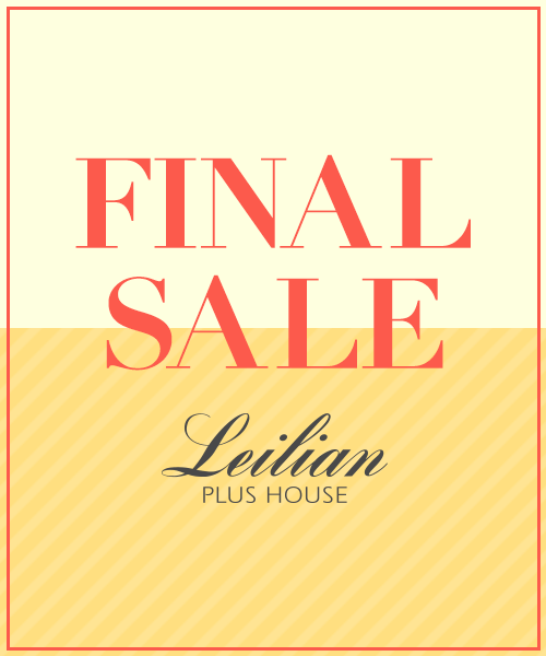 Leilian PLUSHOUSE FINAL SALE開催中