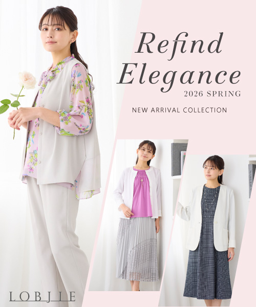 ＜Refind Elegance＞セットアップや甘ブラウスで楽しむ春のエレガンススタイル
