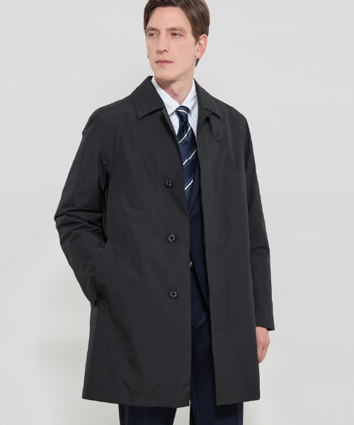 MACKINTOSH LONDON【ネイビー レインコート 38】メンズ MACKINTOSH