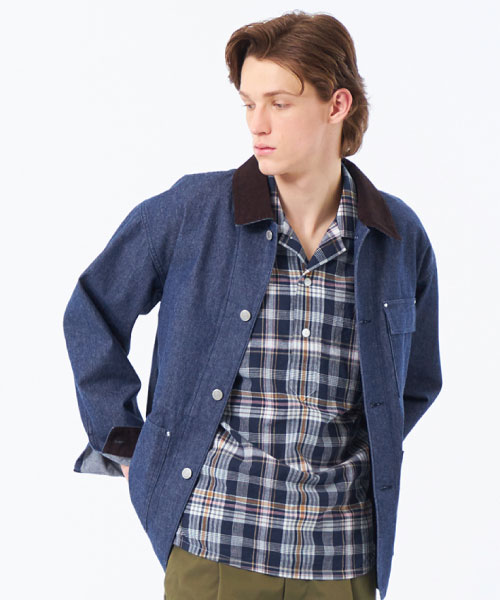 -COTTON DENIM- 10オンスデニム生地を採用したジャケットとテーパードパンツが入荷しました。 