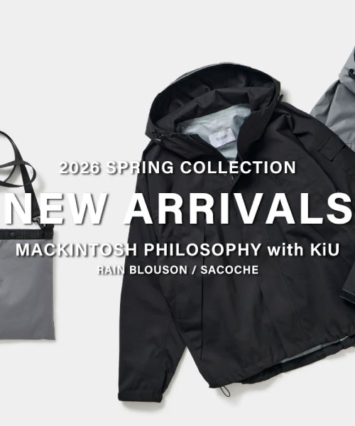 コラボアイテム│MACKINTOSH PHILOSOPHY with KiU