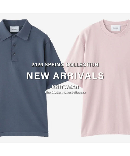 大人な印象を演出する半袖ニット