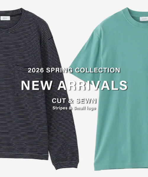 【NEW ARRIVALS】CUT&SEWN