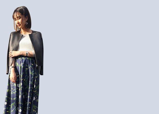 LEATHER JACKET 大人女性にはノーカラーがイチオシ「レザージャケット」