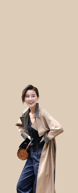 TRENCH COAT 頼れる王道「トレンチコート」