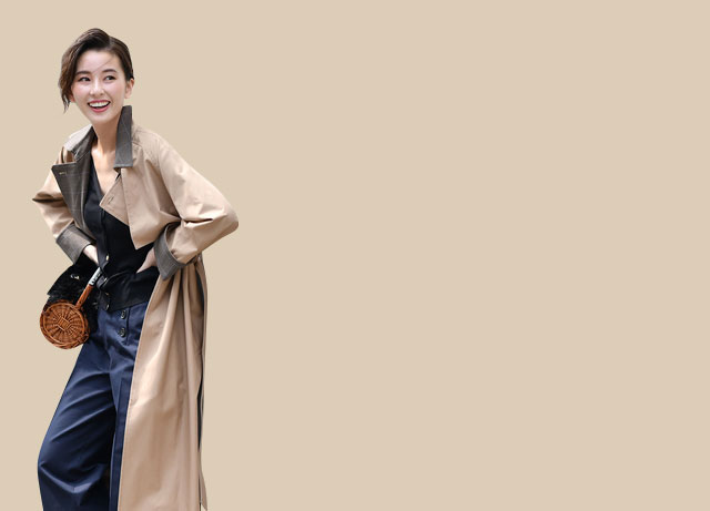 TRENCH COAT 頼れる王道「トレンチコート」