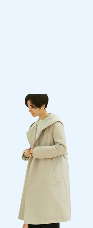 フーデッドコートガウン風など上品なデザインが◎