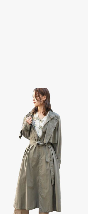 「進化系トレンチ」羽織るだけでこなれた雰囲気に