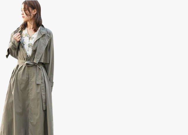 「進化系トレンチ」羽織るだけでこなれた雰囲気に