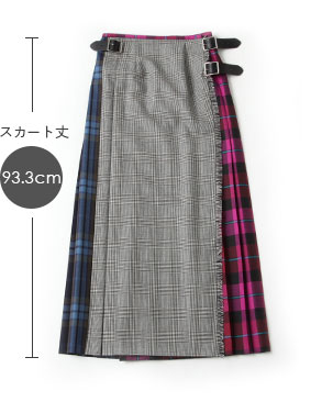 スカート丈約93.3cm