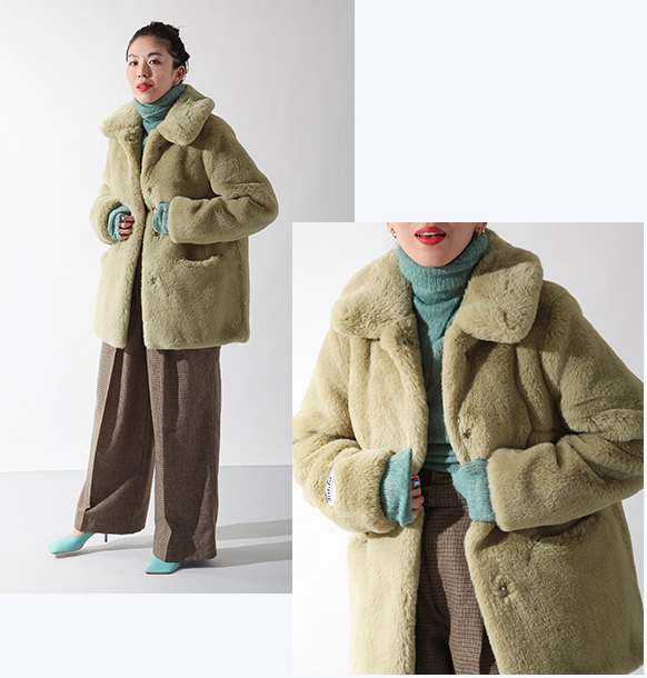 【JAKKE】FAUX FUR