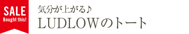 気分が上がる♪LUDLOWのトート