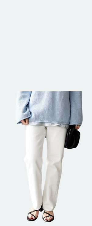 「淡色デニム」定番デニムもアップデートして登場