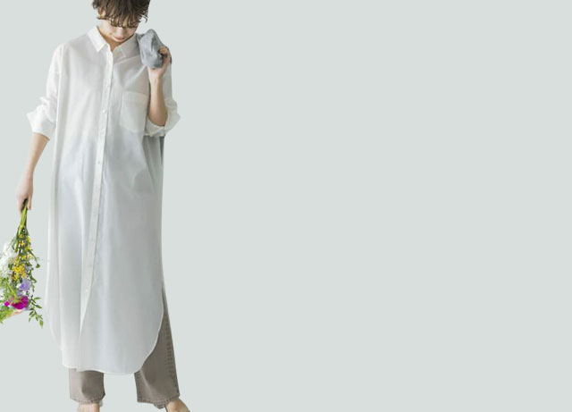 「シャツワンピース」きちんと感とカジュアルを兼ね備えた