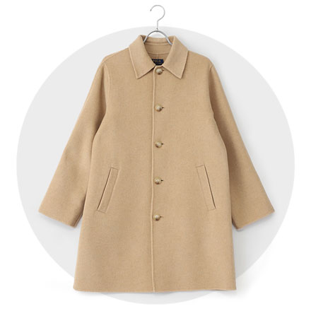オーバーサイズダブルフェイスカーコート
