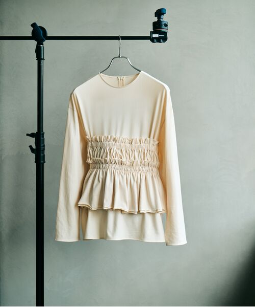 ROPE’ 【A-GIRL'S×ROPE' BY AYA KANEKO】カシミヤタッチ ビスチェ付きカットソー