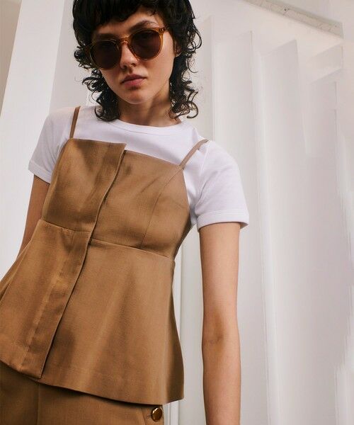 allureville デニムライクビスチェキャミ