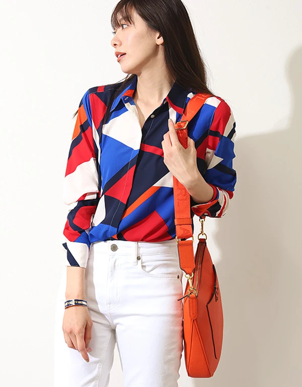 リネン ポップオーバー シャツ