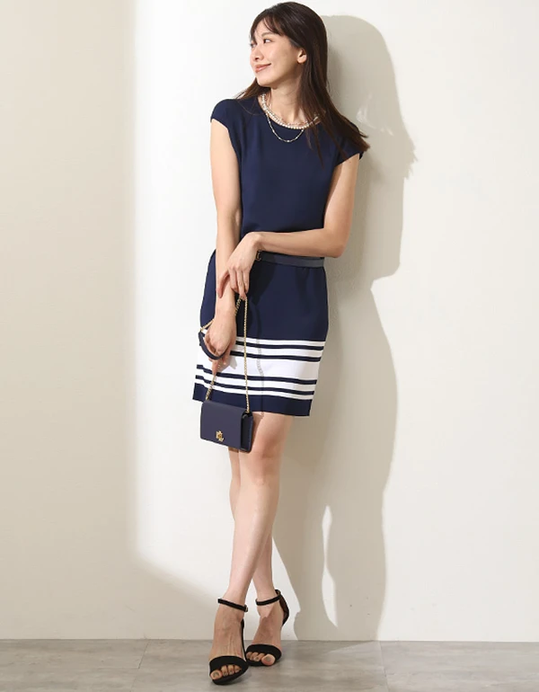 リラックスド フィット ストライプド コットン シャツ