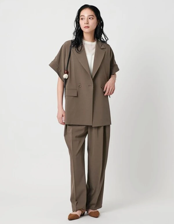 夏の涼アウター style1 コーディネート2