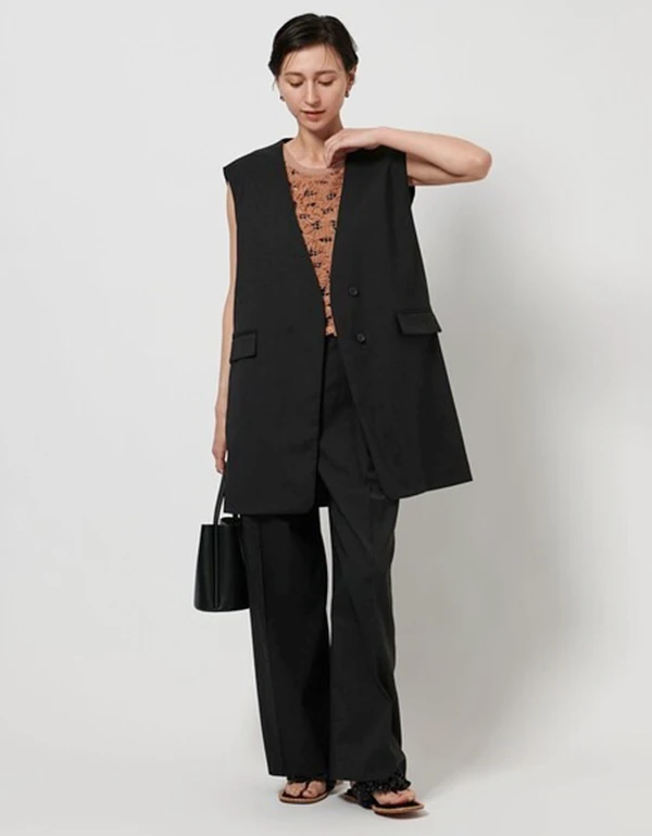 夏の涼アウター style2 コーディネート1