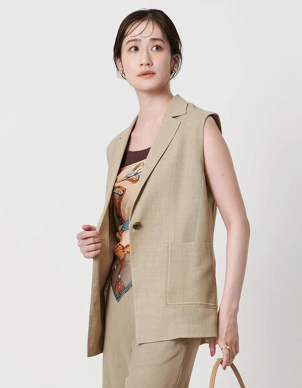 ジレ style1 コーディネート1