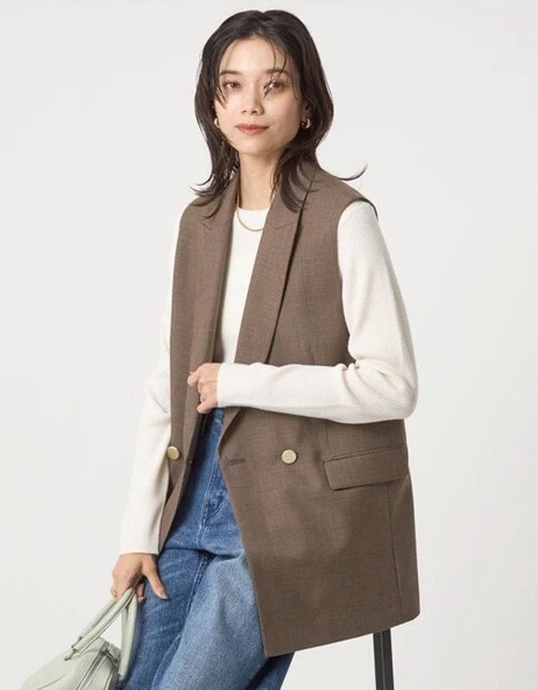 ジレ style2 コーディネート1