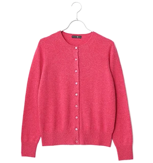 写真：クルーネックカーディガン