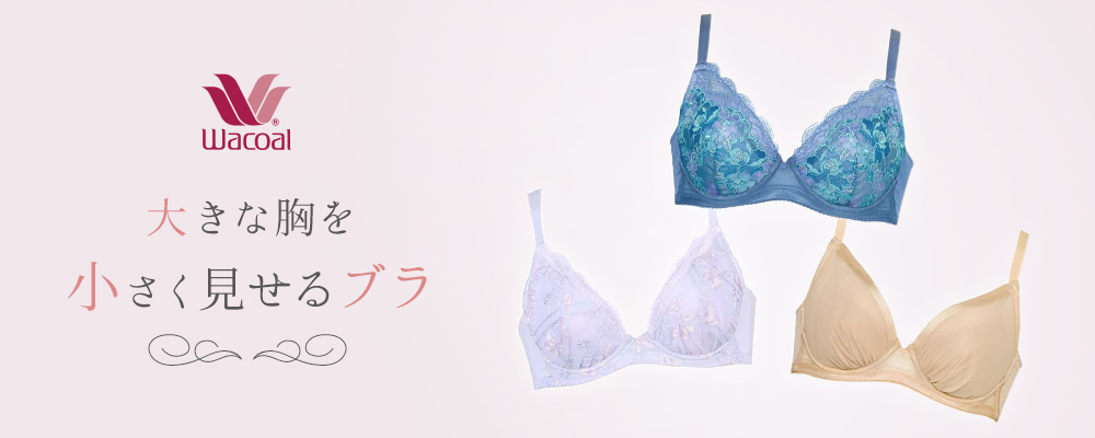 大きな胸を小さく見せるブラ