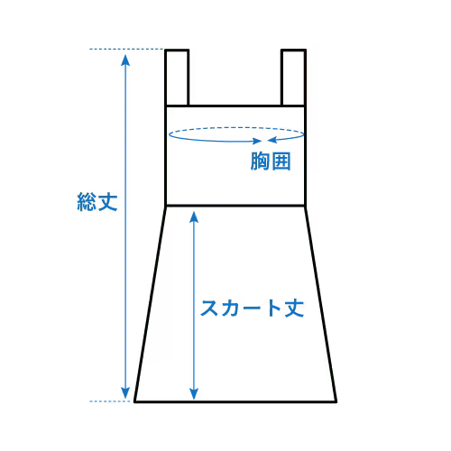 �W�����p�[�X�J�[�g�̃T�C�Y�K�C�h