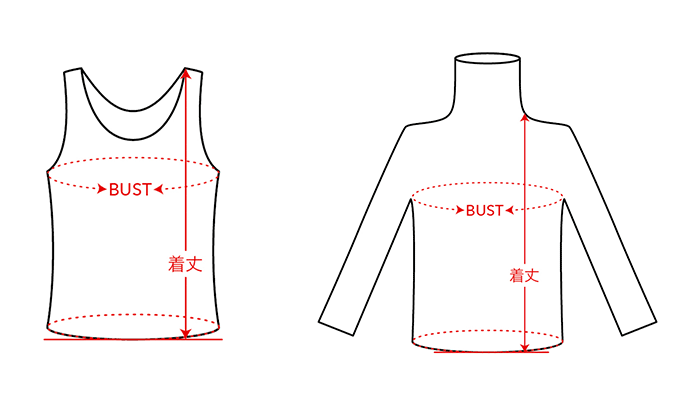 �g�b�v�X�A�����s�[�X�A�W���P�b�g�̃T�C�Y�K�C�h