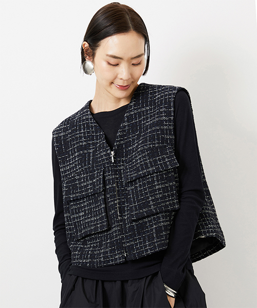 【MICHEL KLEIN】この春取り入れたい、気軽に羽織れる”フィッシャーマンジレ”をPickup!