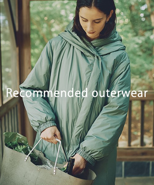 Recommended outerwear