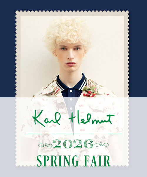 【Karl Helmut】《2026 SPRING FAIR》開催中！新作アイテムに加えて、オリジナルノベルティをご用意しました～8日(水)23:59まで！